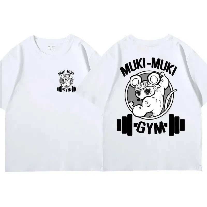 Anime Demon Slayer Uzui Tengen Print T-shirts Unisex Funny Ninja Mice