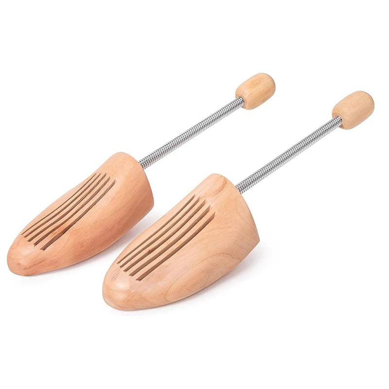 Repacego 2 Pcs Wooden Shoe Tree Unisex High-grade Spring Shoes