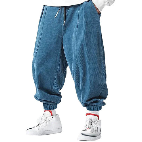 spring autumn Men's Casual Loose Drawstring Pants Fashion Sweatpants