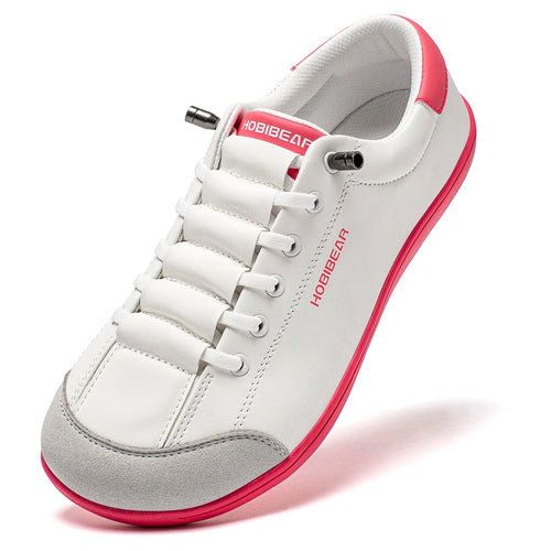 HOBIBEAR Unisex Barefoot Wide Toe Shoes Women Men Artificial Leather