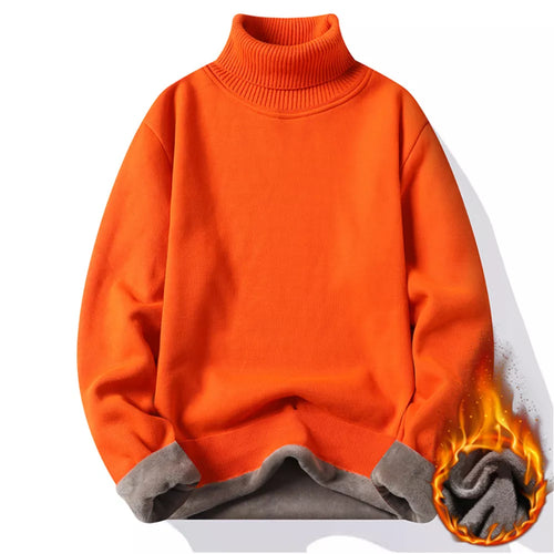 Autumn Winter Men's Turtleneck Sweater Men's Knitting Pullovers