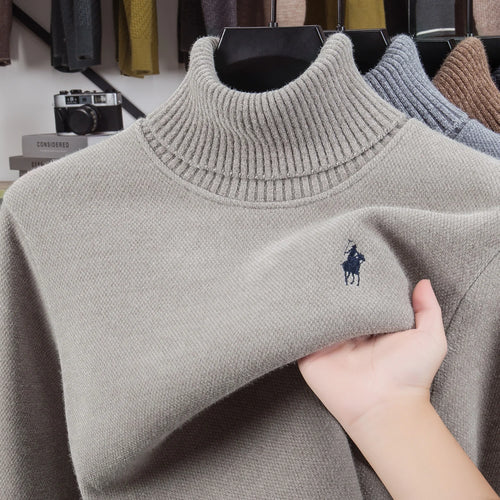 High end brand velvet sweater men's new fashion designer exquisite