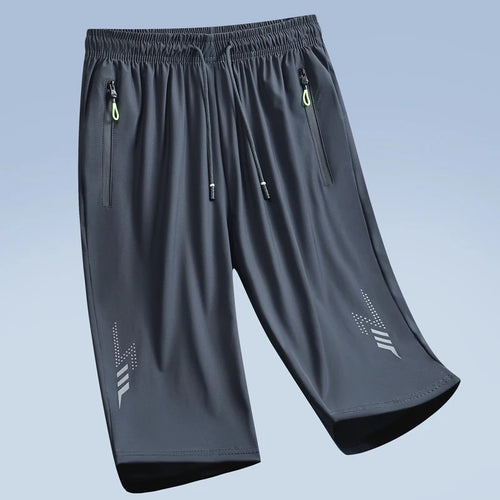 New Fashion Sports Shorts Men Elastic Waist Shorts Male Breathable