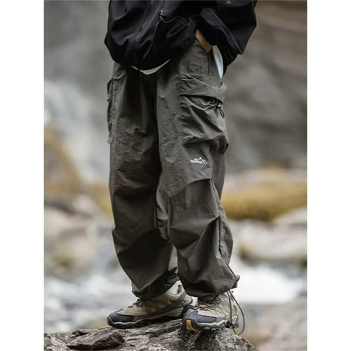 Men's Spring and Autumn New Waterproof Hip Hop Mountaineering Pants