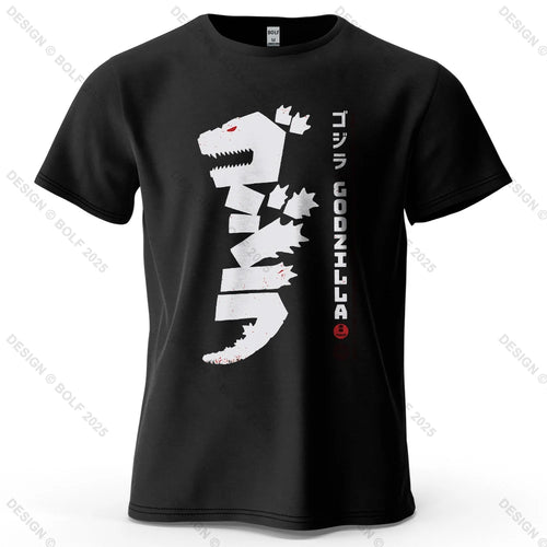 Japan Printed Men's T-Shirt 100% Cotton Oversized Harajuku Style
