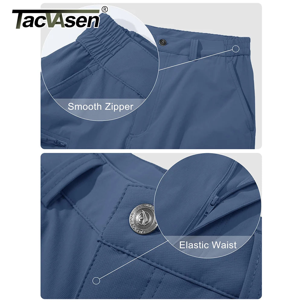 TACVASEN Lightweight Hiking Pants Mens Quick Dry Cargo Work Pants
