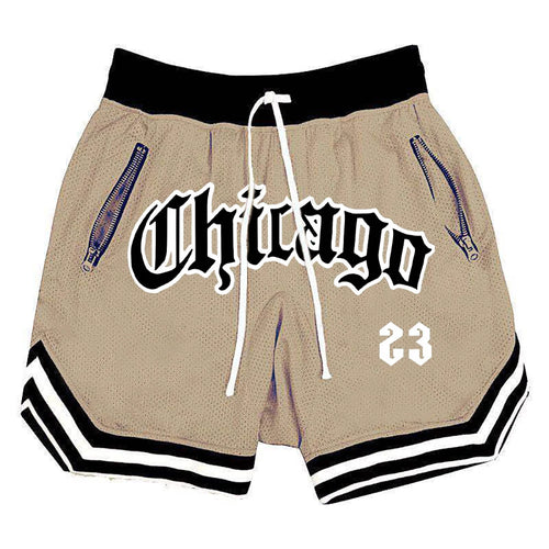 Summer New Men's Sports Fitness Shorts Men Basketball Game Training