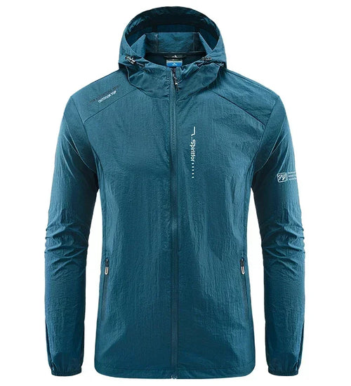 Men's UPF 50+ UV Protection Windbreaker Quick Dry Jacket Outdoor