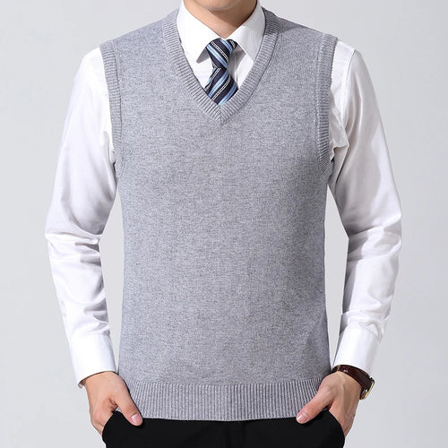 Men's Casual Sweater Vest Warm Comfortable Autumn Winter Fashion