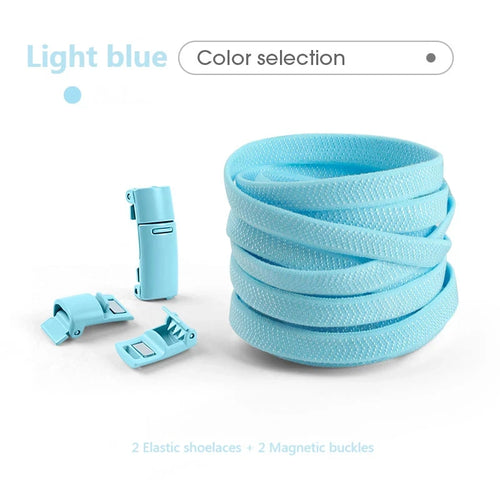 Magnetic Locking Shoelaces without ties Sneakers elastic laces