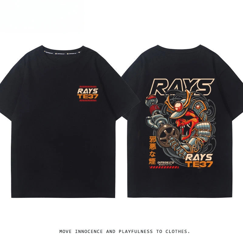 RA Wheel Rim TE37 Wheel Hub Modified Car Short Sleeve Men's and