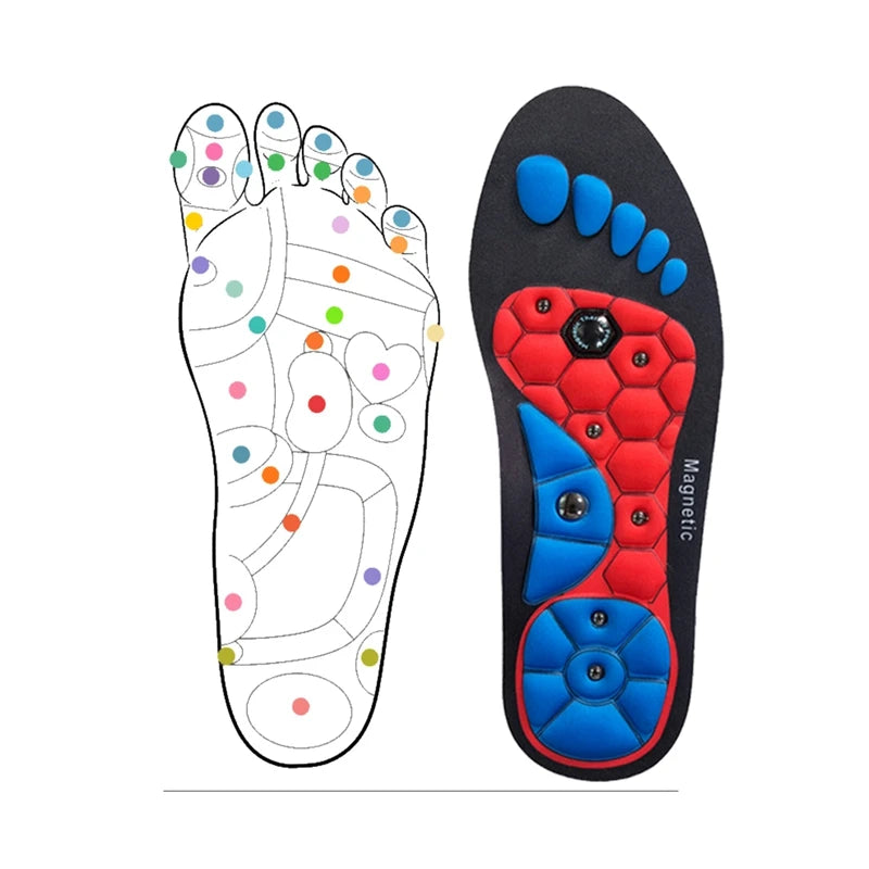 Magnetic Therapy Massage Insoles Men's Foot Acupoint Massage Insoles