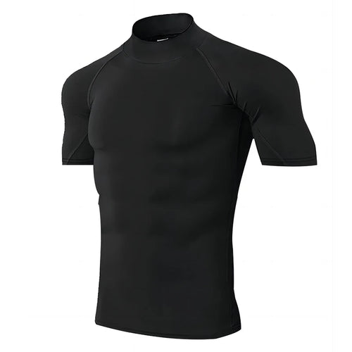 Compression T Shirt Men Quick Dry Short Sleeve Casual Summer