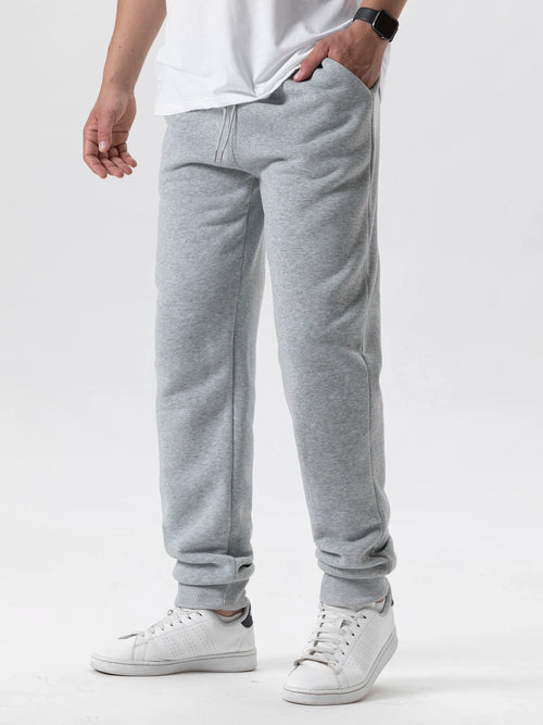 Mens Casual Pants Autumn Winter Fleece Sweatpants Men Joggers Elastic