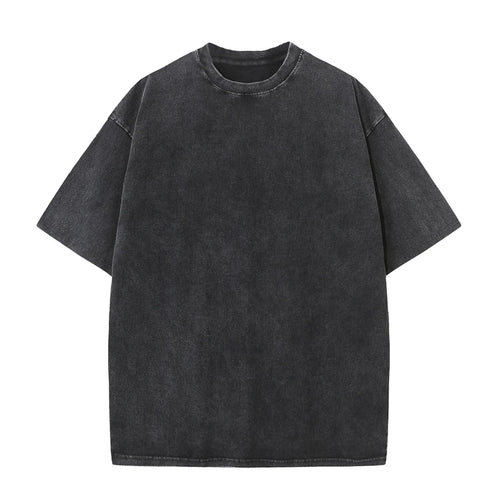 Men's Summer T-shirt 230G Heavy Cotton Vintage Washed T-Shirts