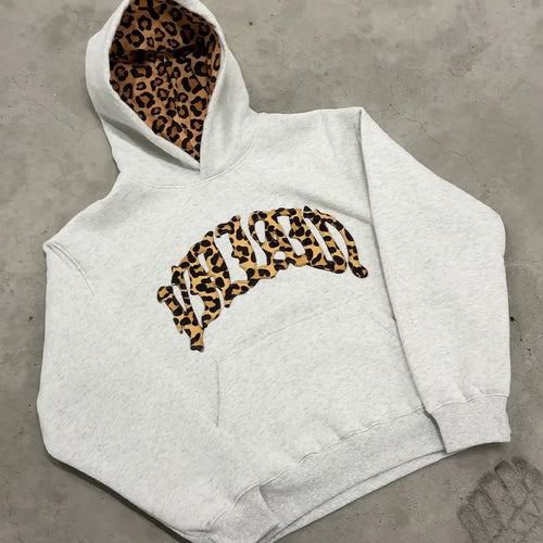 2025 new Y2K trendy high-quality cross-border leopard Embroidered