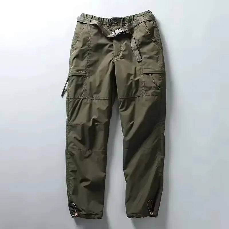 Tooling Pants Thick Waterproof Fleece Cargo Pants Men Women Winter