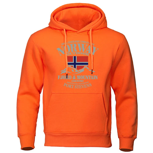 Norway FjordFashion High Quality Hoody Oversize Casual Mountain