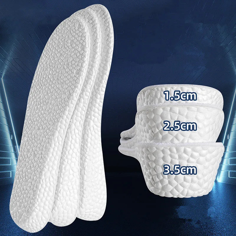 1Pair Sports Shock Absorption Insole for Feet Height Increase