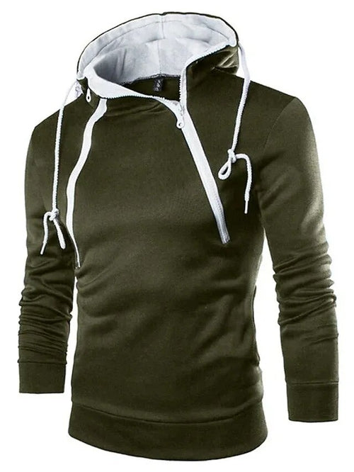 Men's Hoodies Long Sleeve Sweatshirts for Men Zipper Hooded Pullover