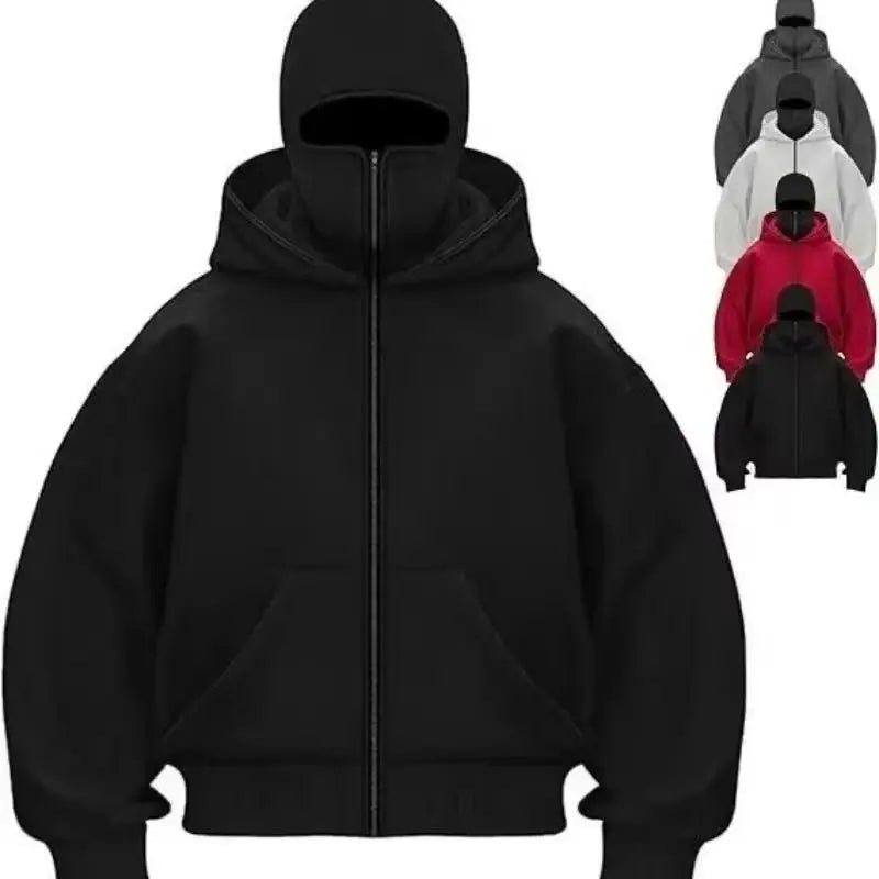 Men and women Balaclava Y2K Gothic Harajuku winter new item double
