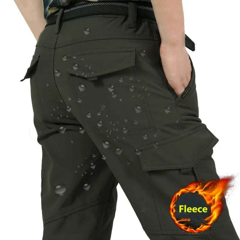 2024 Outdoor Work Tactical Pants Men Winter Casual Cargo Trousers