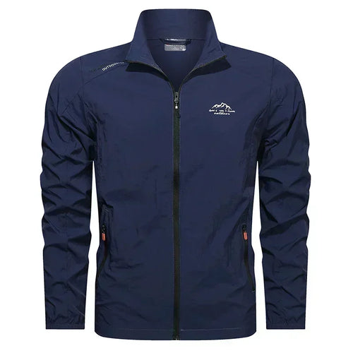UPF100+ Men Summer Windbreaker Zip Pockets Uv Sun Protection Jackets