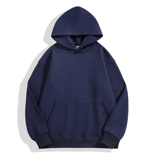 500GSM Heavy Weight Fashion Men's Hoodies New Autumn Winter Casual
