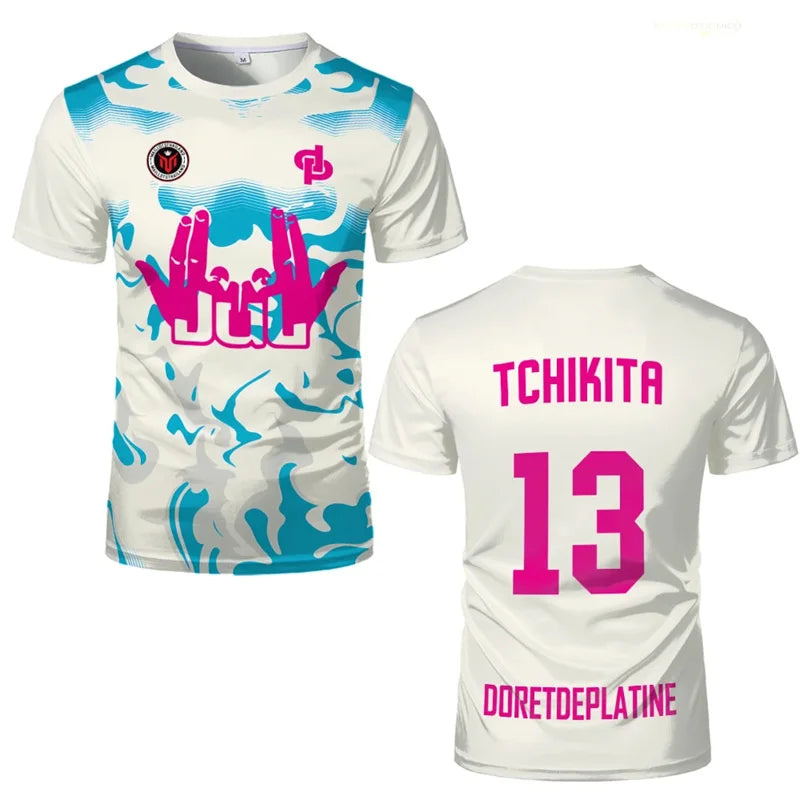 JUL Maillot TOTO Et Ninetta Jersey Men's And Women Trendy Rap Culture