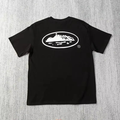 2026 Summer New Small Boat Printed Short Sleeve T-shirt Loose Round