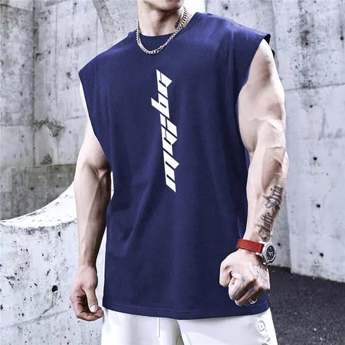 NEW Bodybuilding Sports Tank Tops Men Gyms Fitness Workout Sleeveless