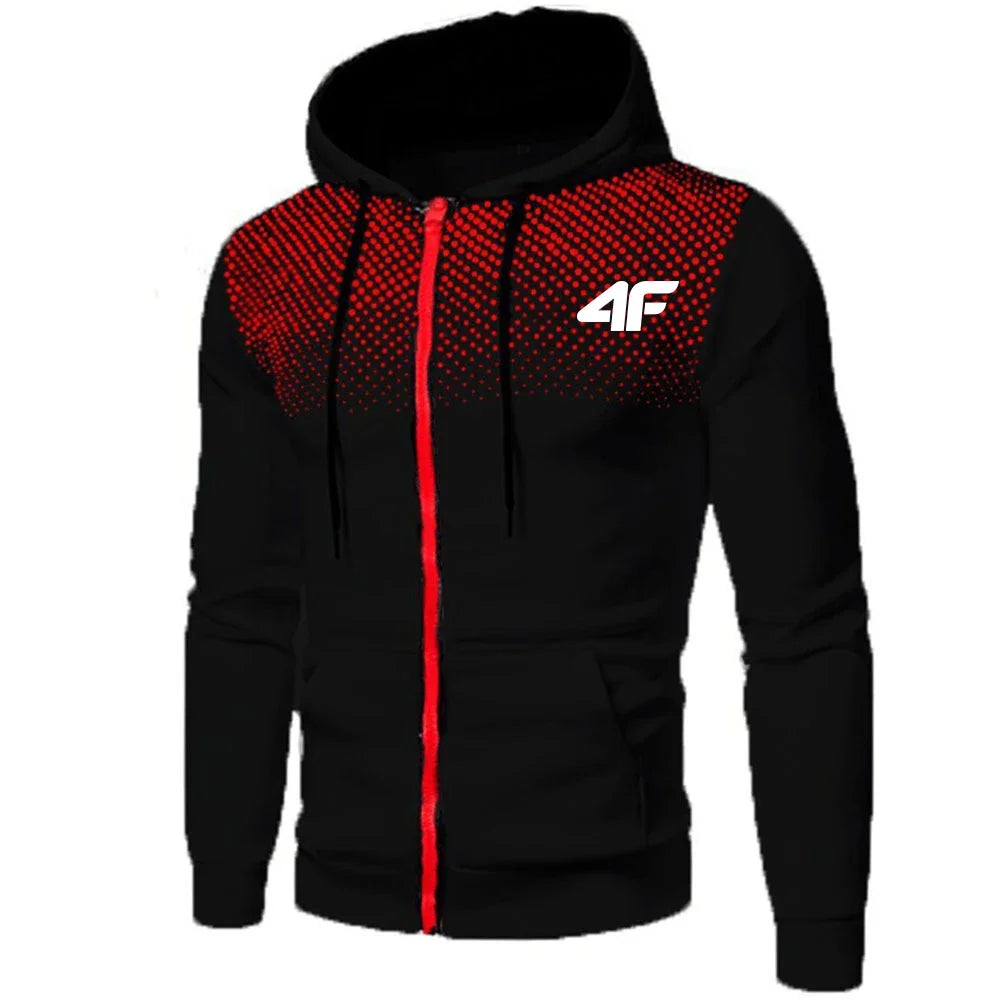 Men's Tracksuit Hooded Casual Hot Sale Single Piece Zipper Sweatshirt