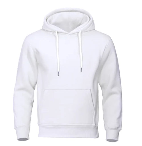 Autumn Winter Men Fleece Warm Mens Sweatshirt Casual Solid Color