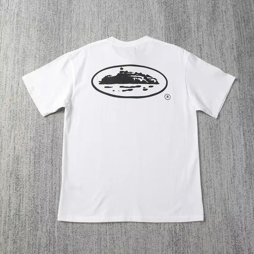 2026 Summer New Small Boat Printed Short Sleeve T-shirt Loose Round