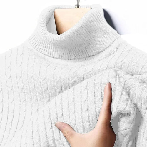 Animal Game Men's Long Sleeve Knit Cold Blouse Outdoor Turtleneck