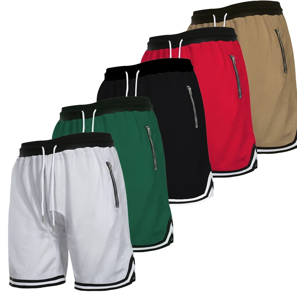 Men's Sports Basketball Shorts Mesh Quick Dry Gym Fitness Shorts