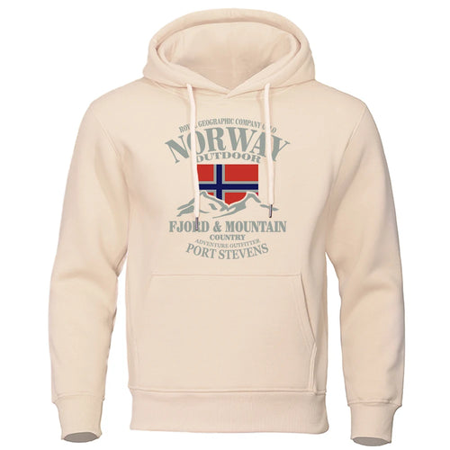 Norway FjordFashion High Quality Hoody Oversize Casual Mountain