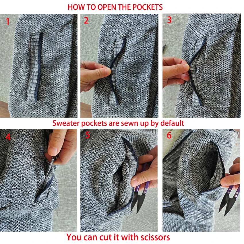New Arrival Knitted Sweater Men Spring Autumn Casual Fleece Cardigan