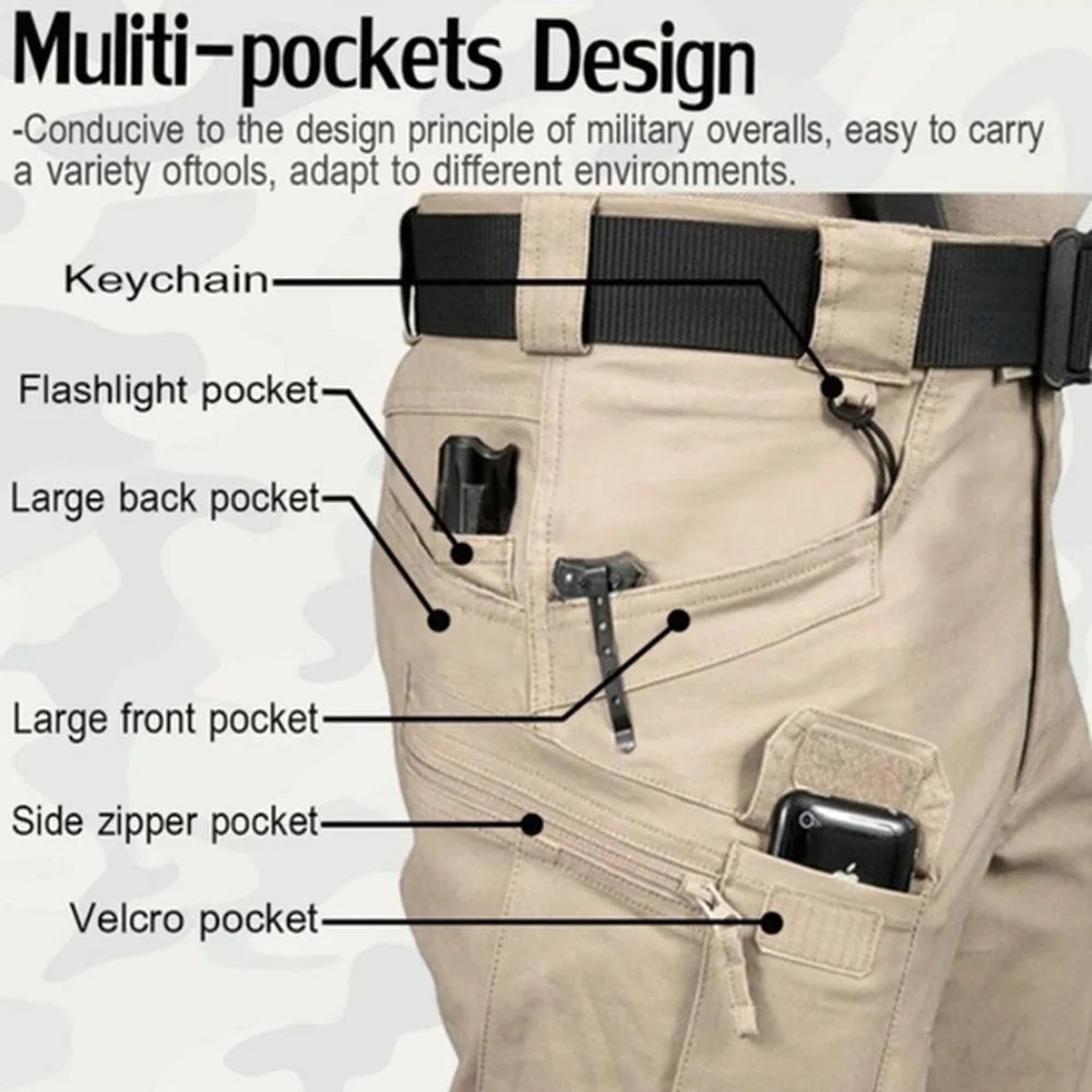 Men's Tactical Cargo Pants 6XL Plus Size Outdoor Casual Sports Pant