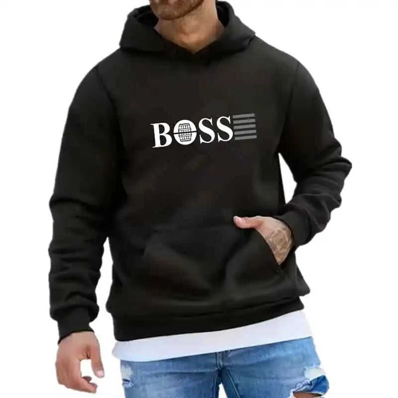 Outdoor Sports Jogging Hoodie Fashion Trends Hoodie Tops Men Casual