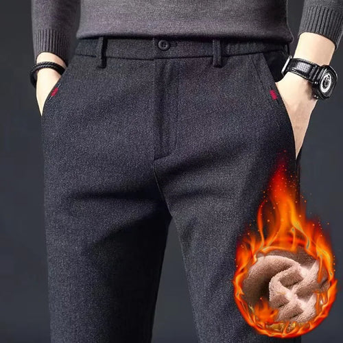 Men's Straight Leg Long Daily Pants Casual Straight Slim Fit Narrow