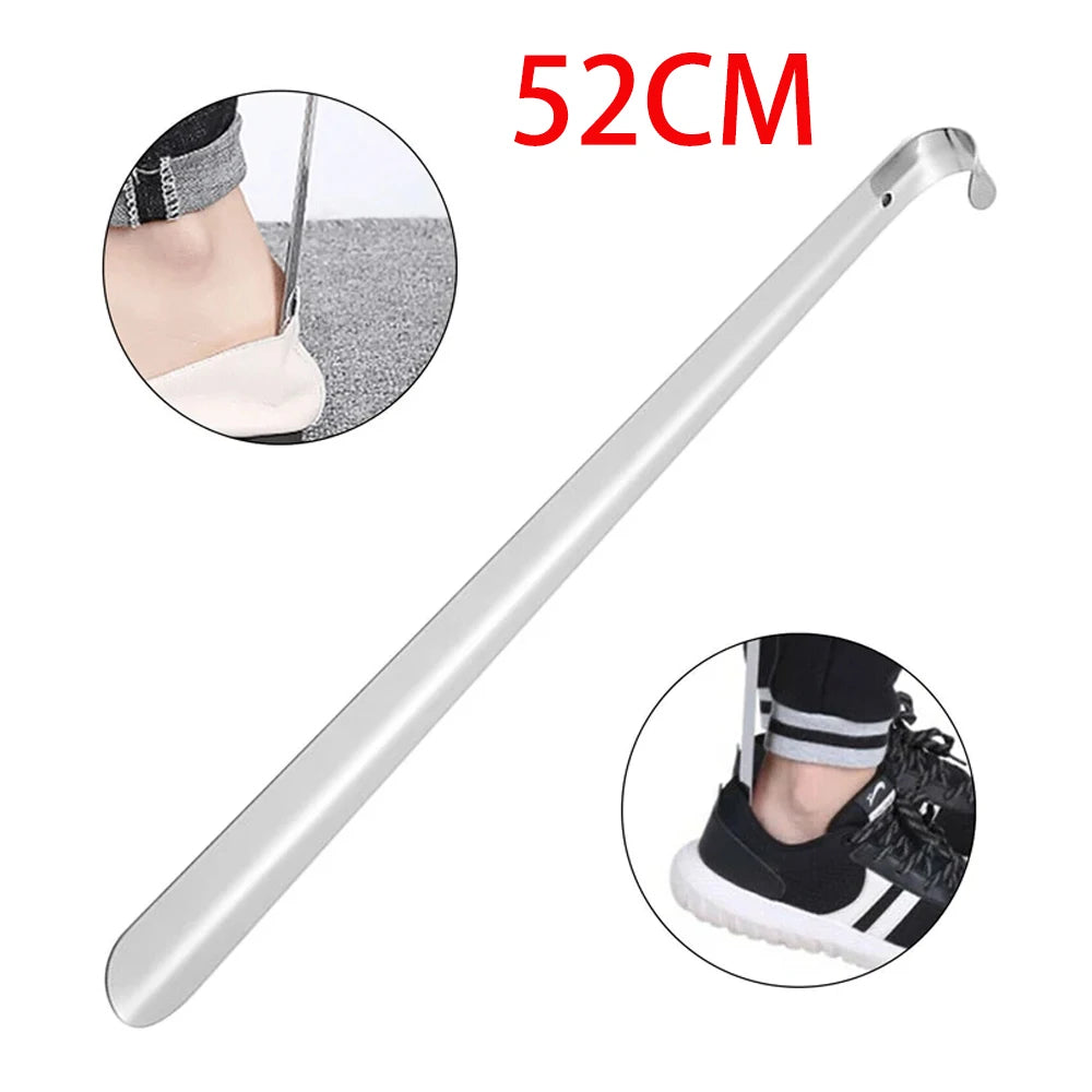 52cm Extra Long Shoe Horn Stainless Steel Silver Metal Shoes Remover