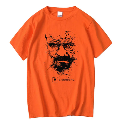 Men Fashion Casual Top Quality 100% Cotton Breaking Bad T Shirts Men