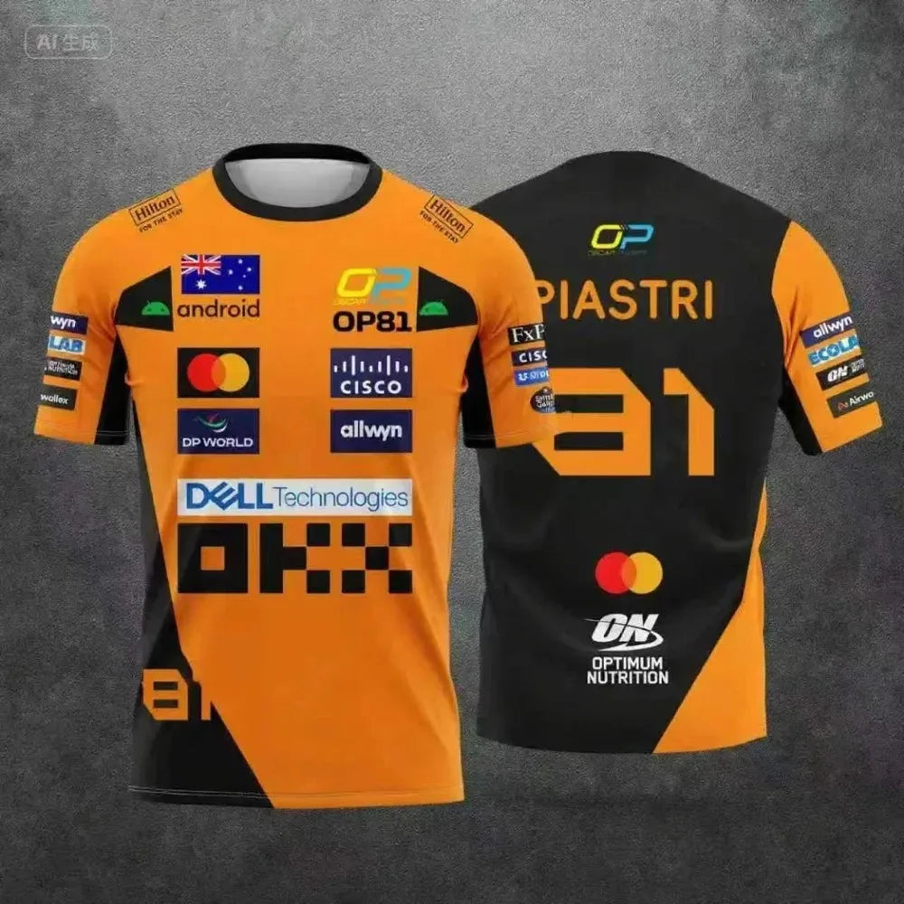 Camiseta McLaren Racing Lando Norris | Ropa deportiva transpirable