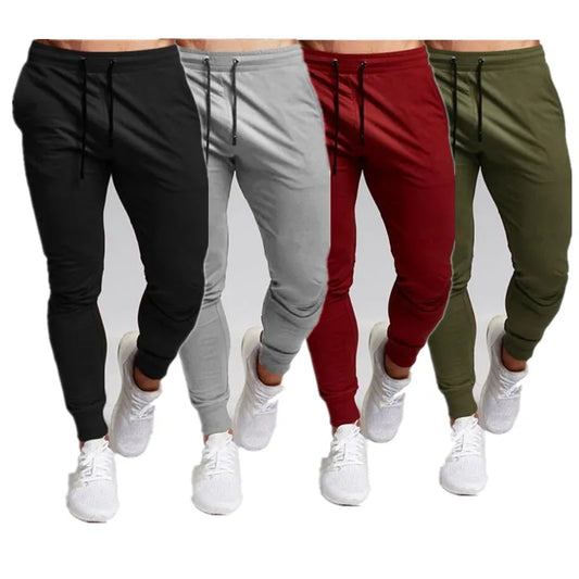 Casual Pants Men's Jogger Sweatpants Large Size Elastic Waist Sports