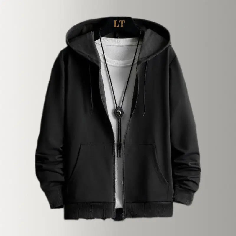 2025 Winter Windproof Hoodie - Men's Sherpa Lined Sweatshirt Thermal