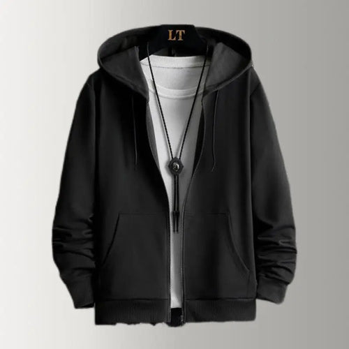 2025 Winter Windproof Hoodie - Men's Sherpa Lined Sweatshirt Thermal