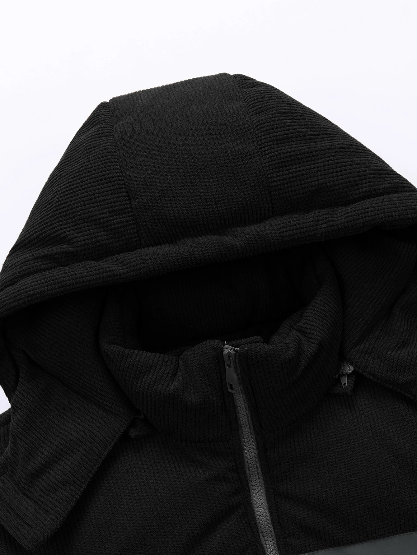 Men's Hooded Cotton Jacket, Thickeneded and Warm in Winter, Windproof