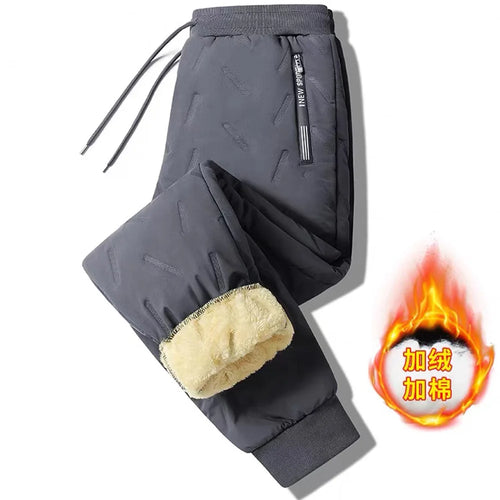 Winter Warm Suit Men's Two-piece Set Autumn and Winter Thickened