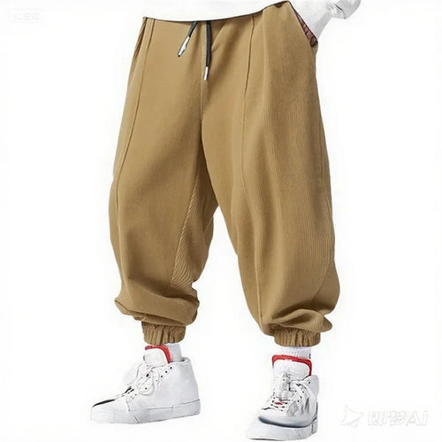 spring autumn Men's Casual Loose Drawstring Pants Fashion Sweatpants